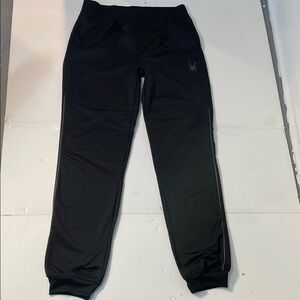 Spyder Boys Black Tapered Sweatpants Jogger Pants XL (18/20)